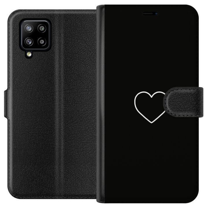 Samsung Galaxy A42 5G Plånboksfodral Hjärta