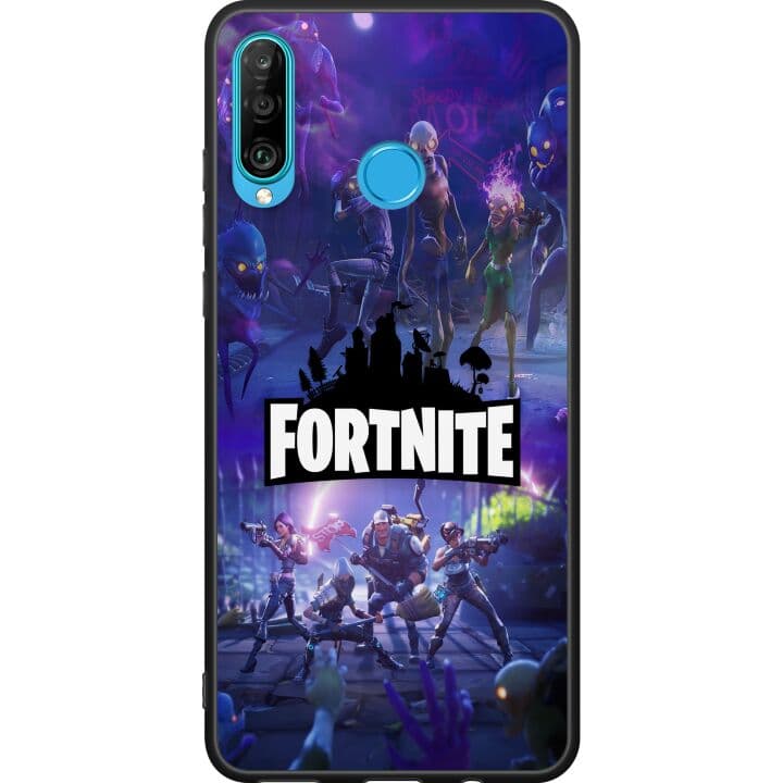 Huawei P30 lite Svart Skal Fortnite Gaming