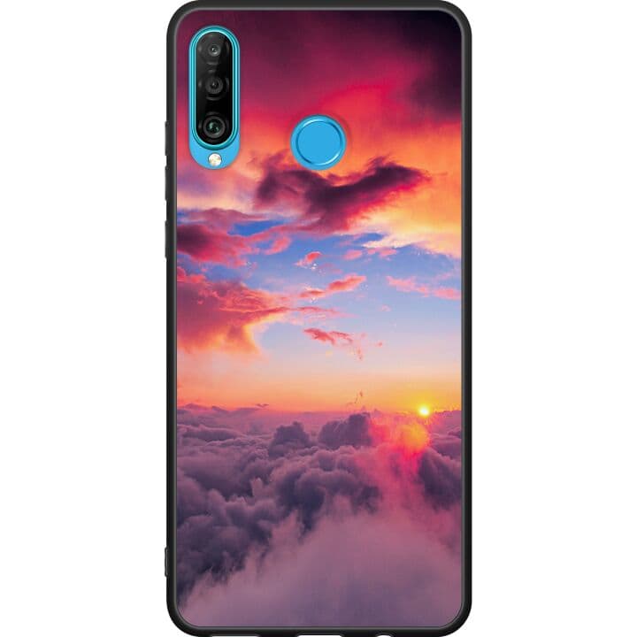 Huawei P30 lite Svart Skal Moln