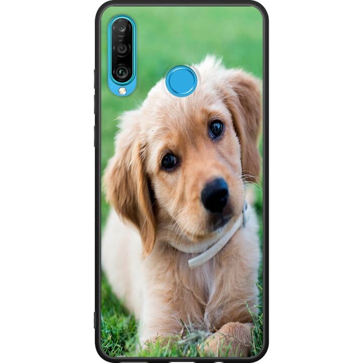 Huawei P30 lite Svart Skal Hund