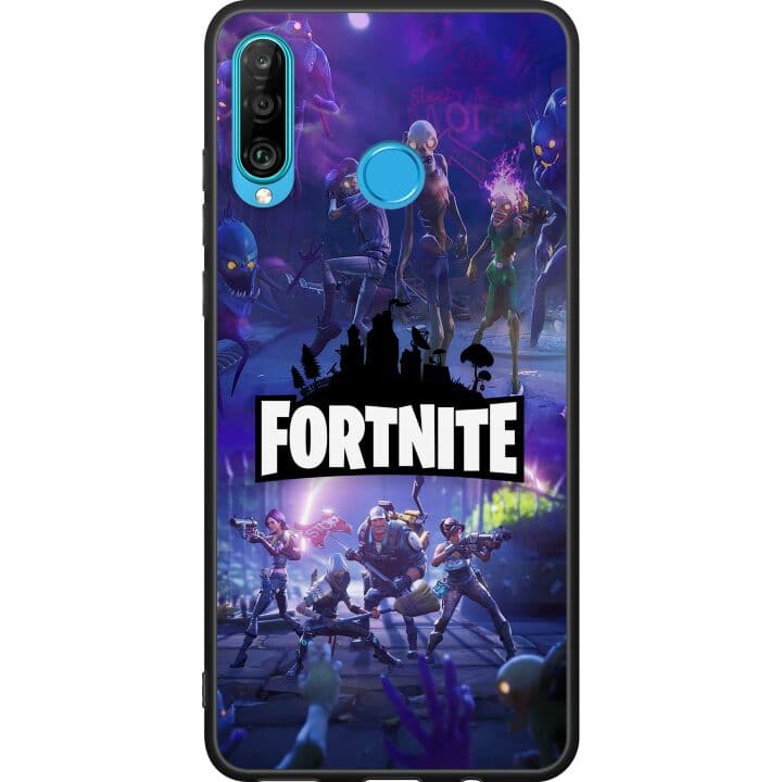 Huawei P30 lite Svart Skal Fortnite