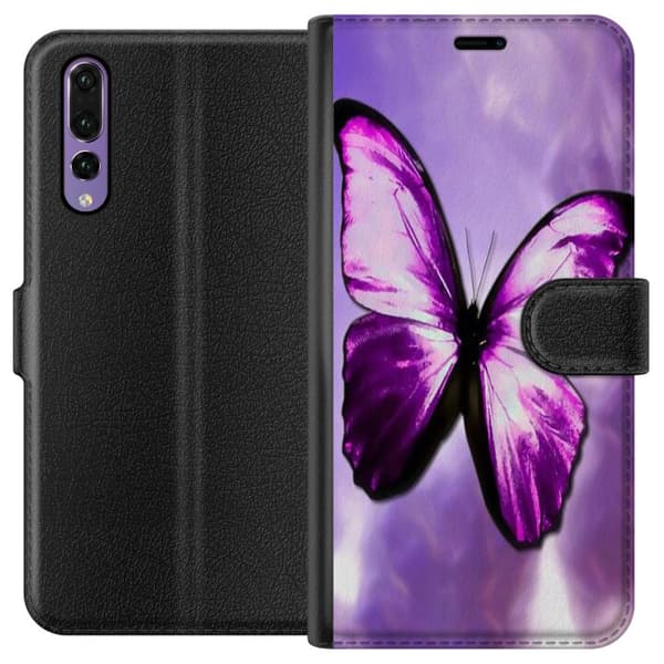 Huawei P20 Pro Lompakkokotelo Perhonen