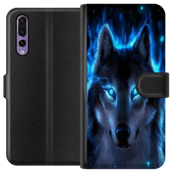 Huawei P20 Pro Lompakkokotelo susi