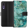 Pikkukuva 1 / 3: Huawei P20 Pro Lompakkokotelo Vaalea Smaragdi