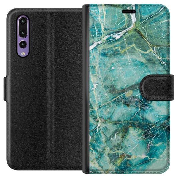Huawei P20 Pro Lompakkokotelo Vaalea Smaragdi