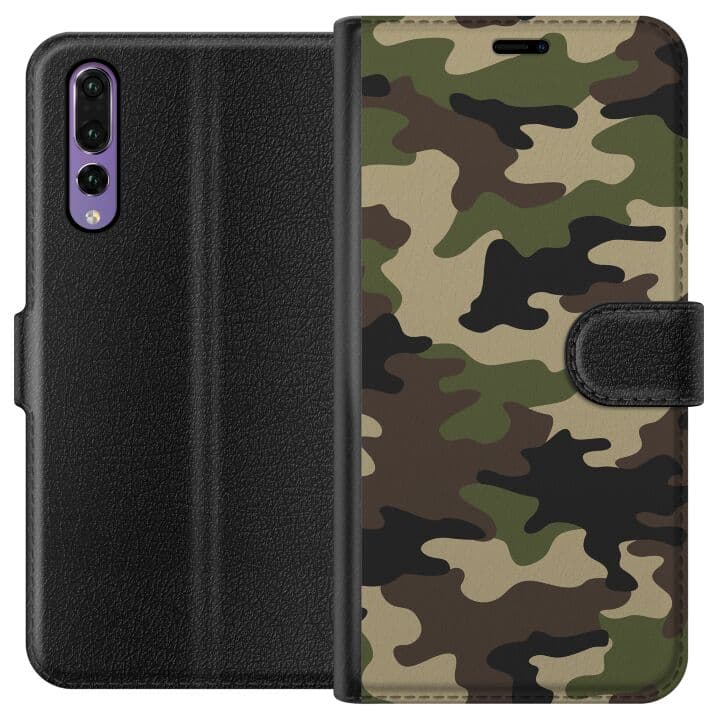 Huawei P20 Pro Plånboksfodral Woodland Camo