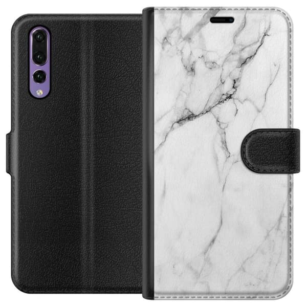 Huawei P20 Pro Lompakkokotelo Marmori