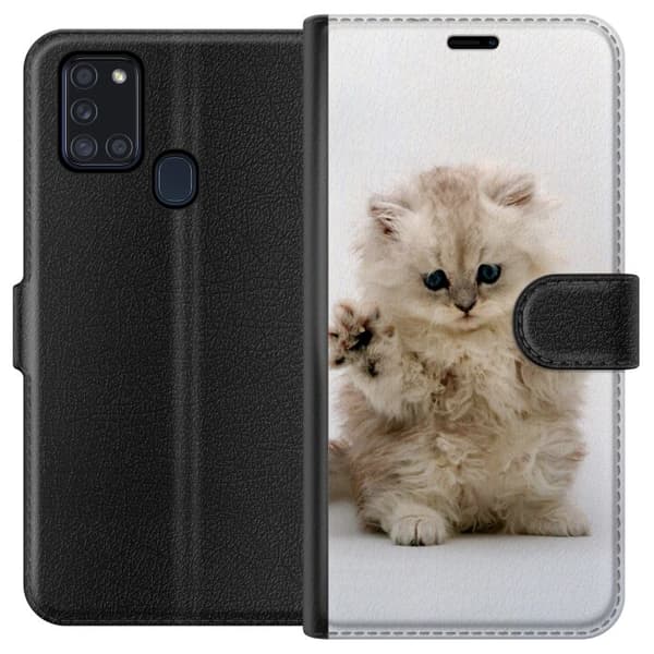 Samsung Galaxy A21s Tegnebogsetui Kat