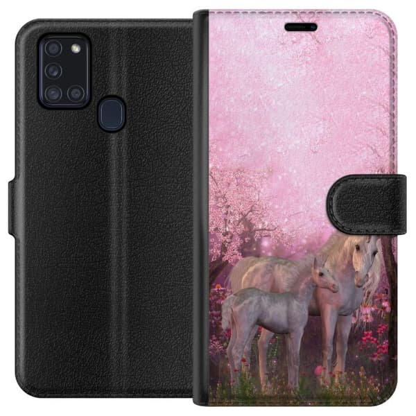 Samsung Galaxy A21s Lommeboketui Unicorn
