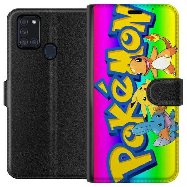 Samsung Galaxy A21s Tegnebogsetui Pokémon