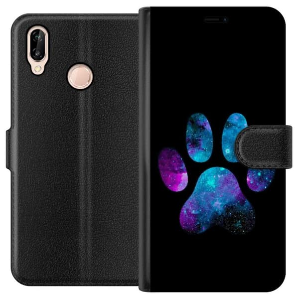 Huawei P20 lite Lompakkokotelo Galaksin Tassu