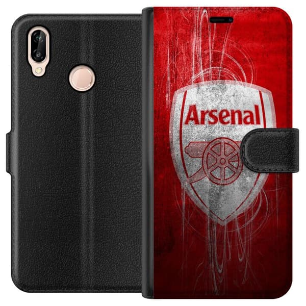 Huawei P20 lite Lompakkokotelo Arsenal