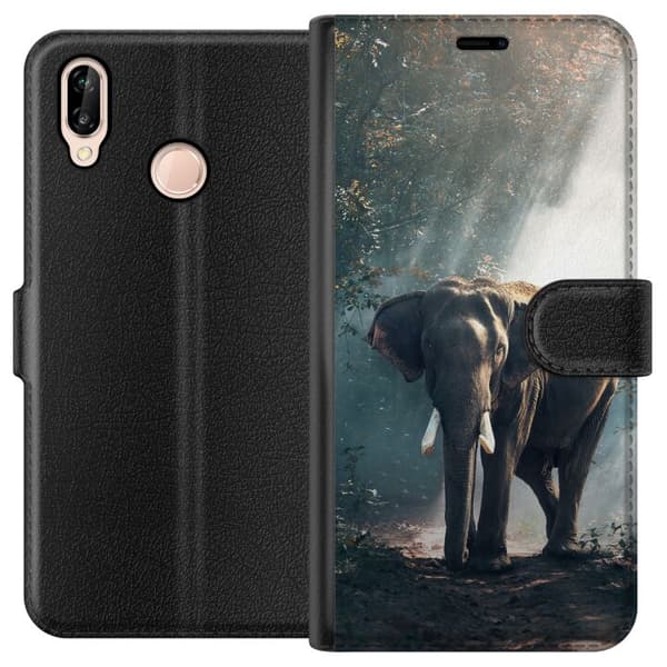 Huawei P20 lite Tegnebogsetui Elefant