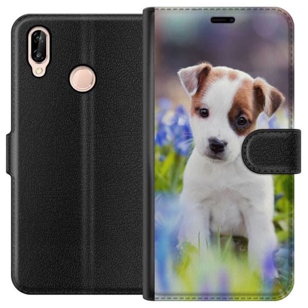 Huawei P20 lite Tegnebogsetui Hund