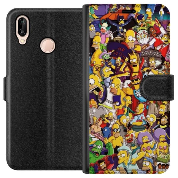 Huawei P20 lite Tegnebogsetui Simpsons