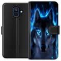 Miniatyrbillede 1 af 3: Samsung Galaxy A6 (2018) Tegnebogsetui Ulve
