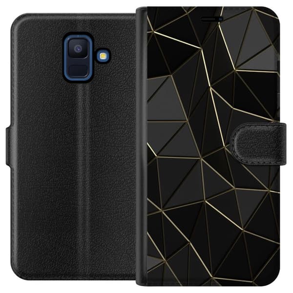 Samsung Galaxy A6 (2018) Lommeboketui midnatt