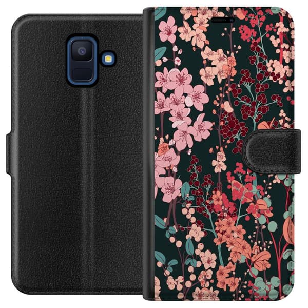 Samsung Galaxy A6 (2018) Lompakkokotelo Kasvimaan Retro