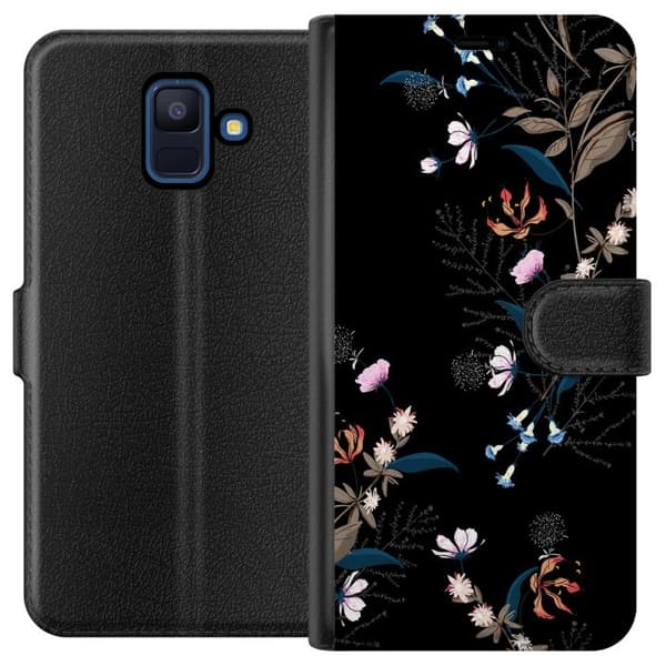 Samsung Galaxy A6 (2018) Plånboksfodral Blommor