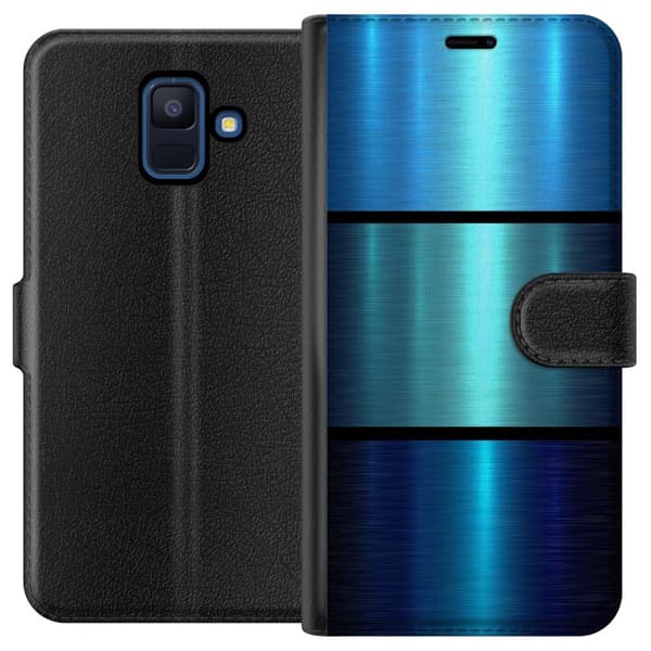 Samsung Galaxy A6 (2018) Lompakkokotelo Sininen