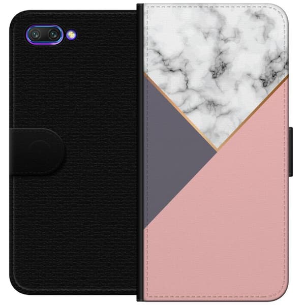 Honor 10 Tegnebogsetui Marmor Skæring
