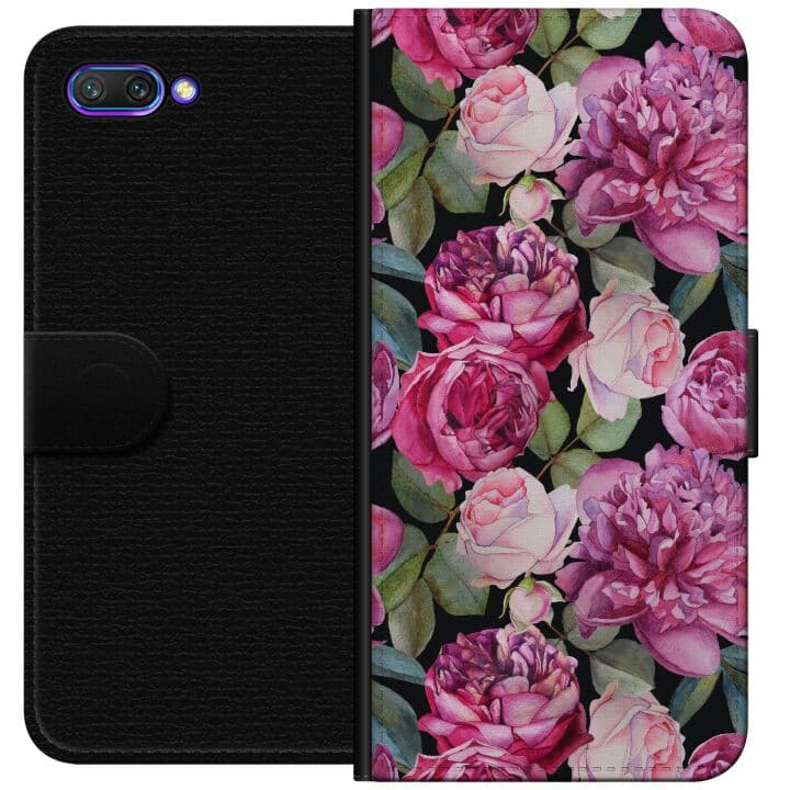 Honor 10 Plånboksfodral Blommor
