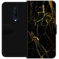 Pikkukuva 1 / 3: OnePlus 7T Pro Lompakkokotelo Marmori Musta & Kulta
