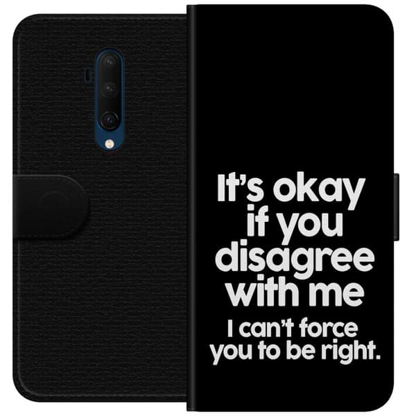 OnePlus 7T Pro Lommeboketui Tekst