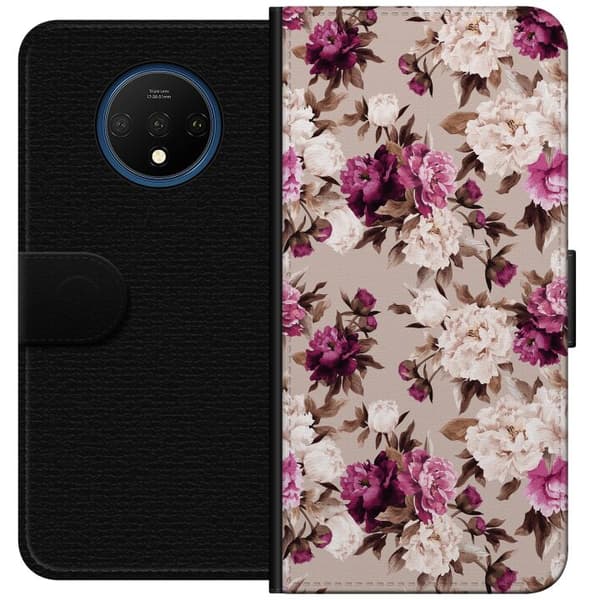 OnePlus 7T Lommeboketui Blomster