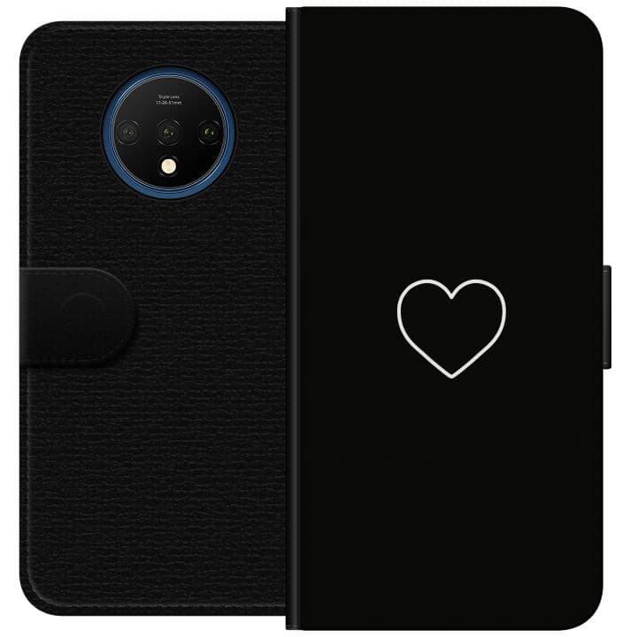 OnePlus 7T Plånboksfodral Hjärta