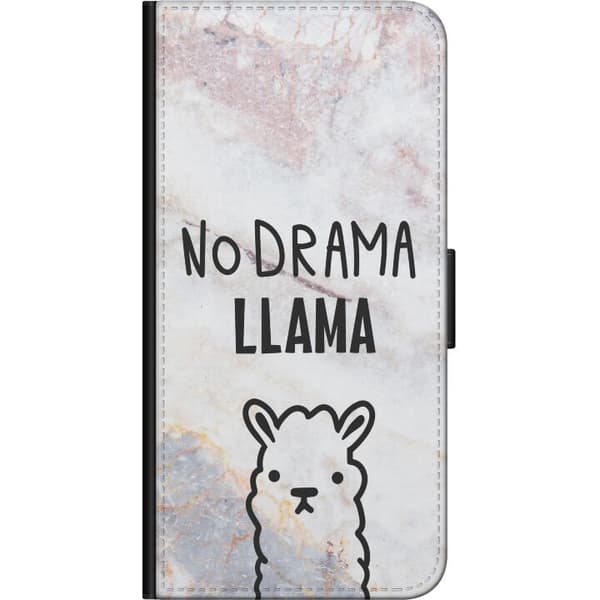 OnePlus 7T Tegnebogsetui Llama Marmor