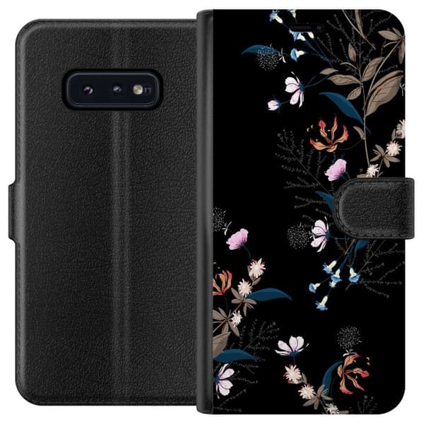 Samsung Galaxy S10e Lompakkokotelo Kukat