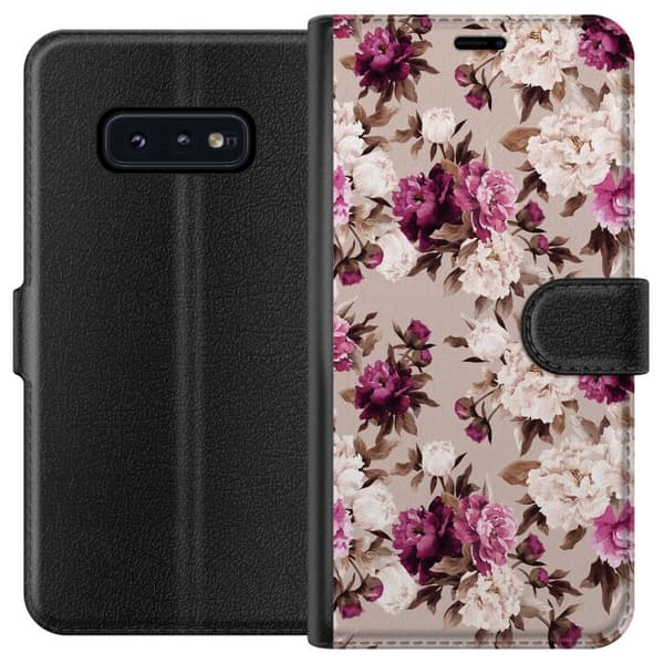 Samsung Galaxy S10e Lompakkokotelo Kukat