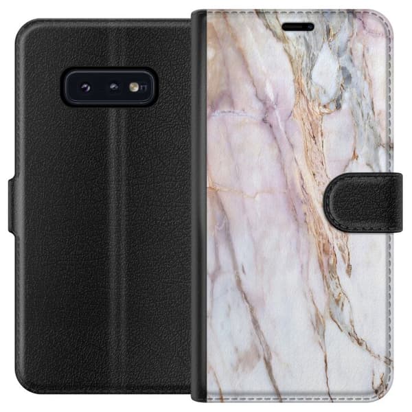 Samsung Galaxy S10e Lompakkokotelo Marmori
