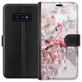Pikkukuva 1 / 3: Samsung Galaxy S10e Lompakkokotelo Flamingo
