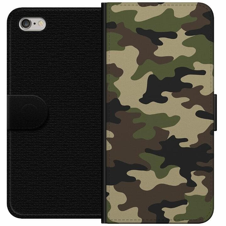 Apple iPhone 6 Plånboksfodral Woodland Camo