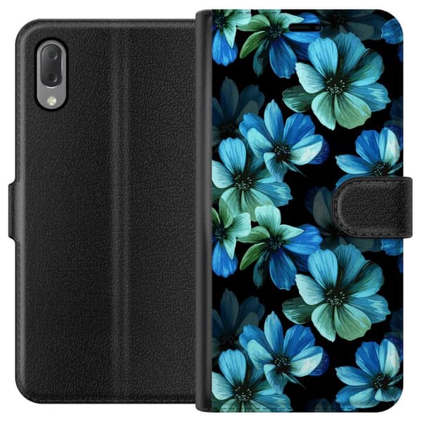 Sony Xperia L3 Lommeboketui Blomster