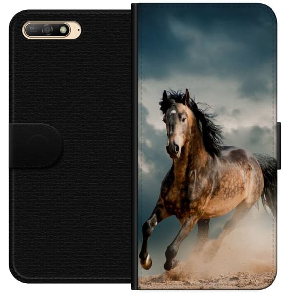 Huawei Y6 (2018) Lompakkokotelo Hevonen