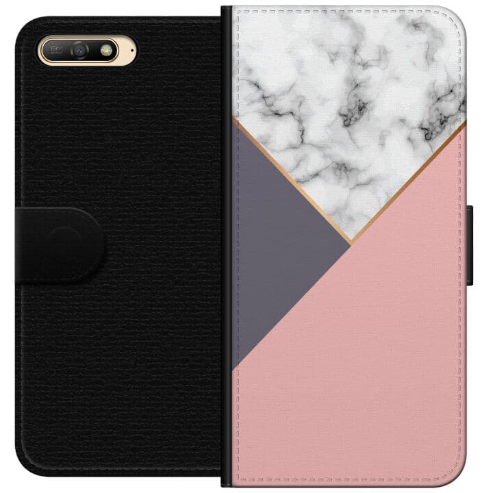 Huawei Y6 (2018) Plånboksfodral Marble Cut