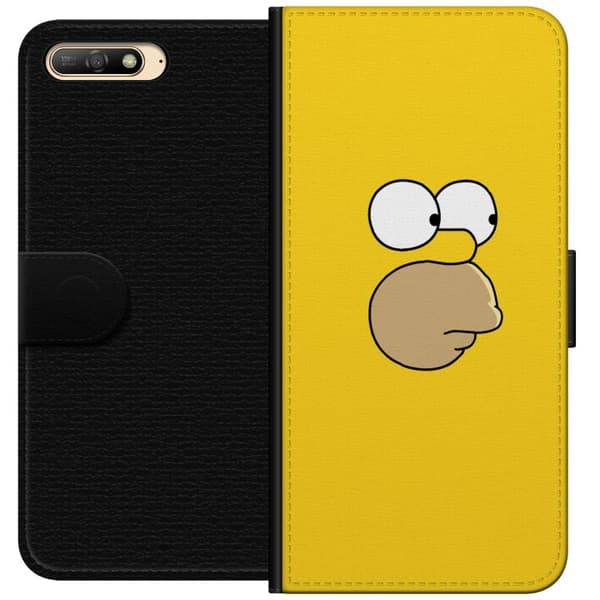 Huawei Y6 (2018) Lompakkokotelo Homer Simpson