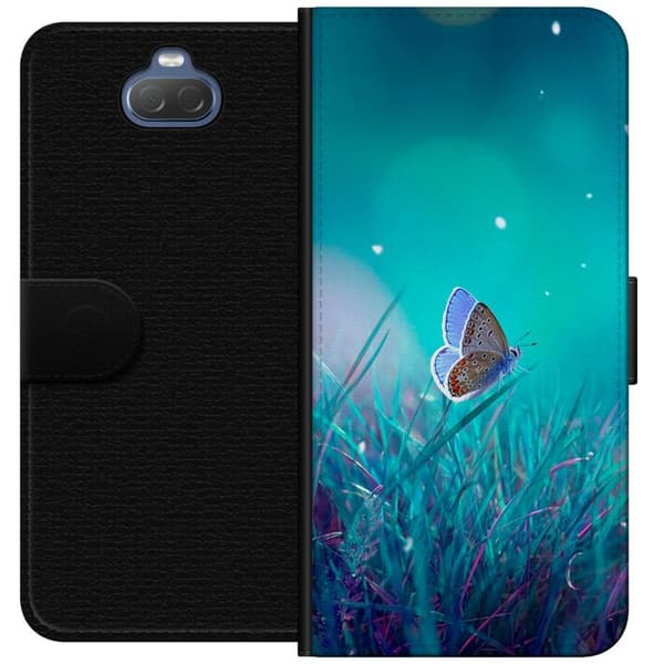 Sony Xperia 10 Tegnebogsetui Magisk Sommerfugl