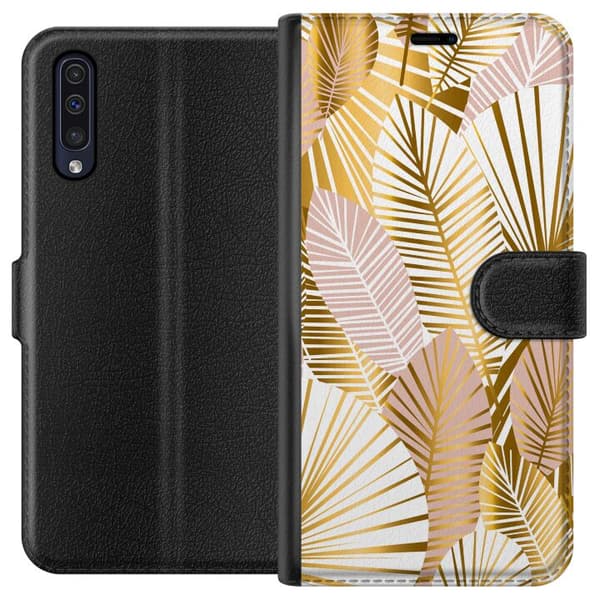 Samsung Galaxy A50 Lompakkokotelo Kulta