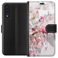 Pikkukuva 1 / 3: Samsung Galaxy A50 Lompakkokotelo Flamingo