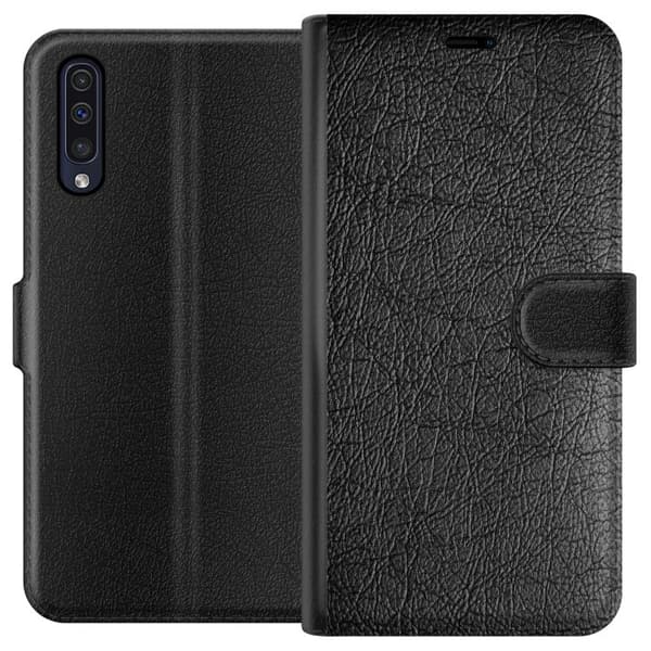 Samsung Galaxy A50 Lompakkokotelo Harmaa