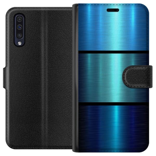 Samsung Galaxy A50 Lompakkokotelo Sininen