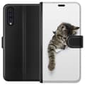 Pikkukuva 1 / 3: Samsung Galaxy A50 Lompakkokotelo Kissa