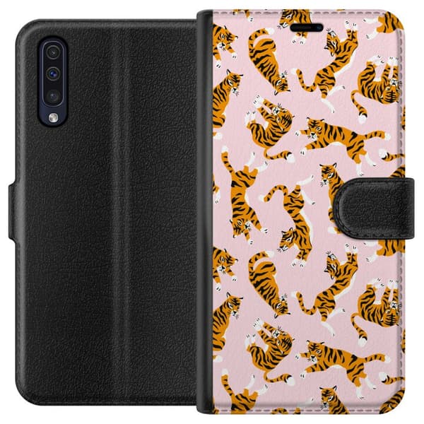Samsung Galaxy A50 Tegnebogsetui tiger