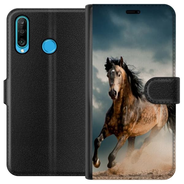 Huawei P30 lite Lommeboketui Hest