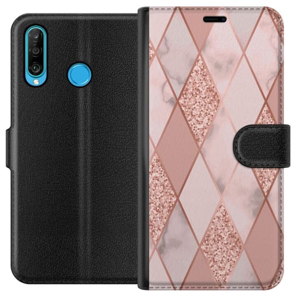 Huawei P30 lite Tegnebogsetui Let Forsøgt