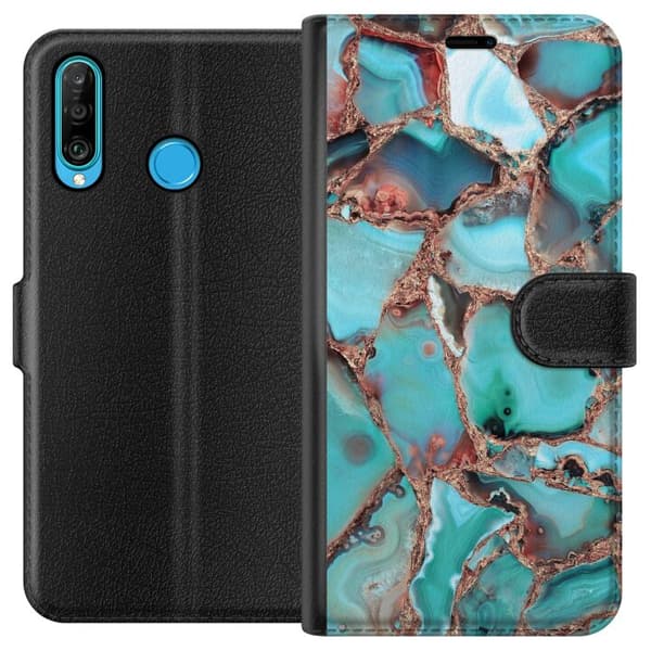 Huawei P30 lite Tegnebogsetui Santorini